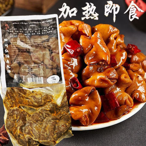 图片 四川廖排骨 红油卤肥肠 300g