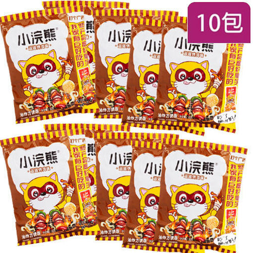 图片 10包组合! 统一 小浣熊 干脆面 有肉任性烤味 10x40g