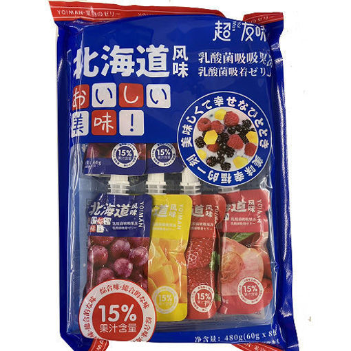 图片 超友味 吸吸果冻 什锦水果 8包入 480g 