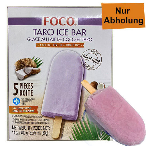 Bild von Nur Selbstabholung! FOCO Kokosmilch-Eis mit Tarofruchtfleisch 6Stück 400g