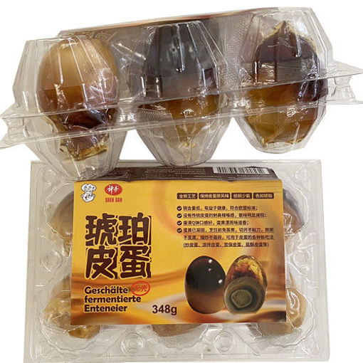 图片 乐乐厨 琥珀皮蛋 去壳 348g
