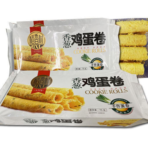图片 稻香村 香葱鸡蛋卷 75g 日期见内页