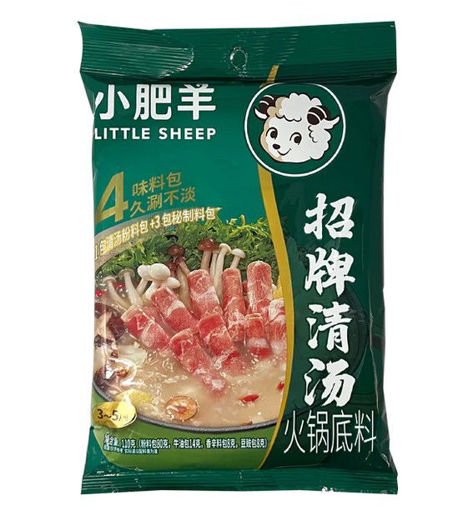 图片 小肥羊 招牌清汤底料 110g 日期见内页