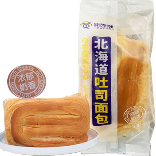 图片 新麦潮 北海道吐司面包 特浓奶香 85g
