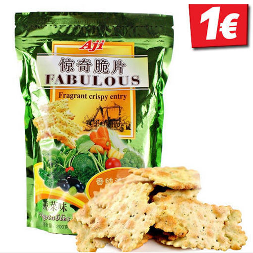 图片 AJI 惊奇脆片饼干 蔬菜味 55g