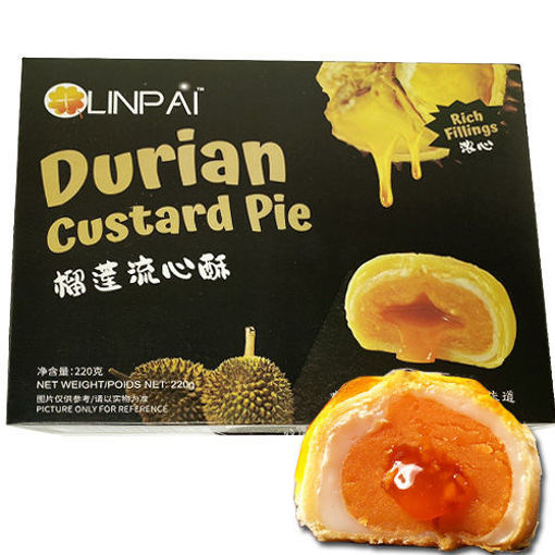 Bild von Linpai Kuchen mit Durian-Eigelb 220g