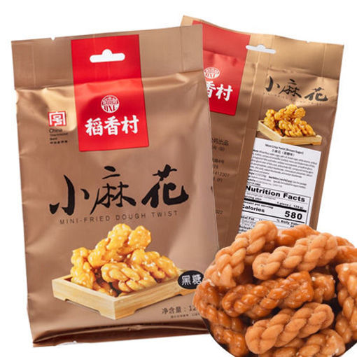 图片 稻香村 小麻花 黑糖味 120g 日期见内页