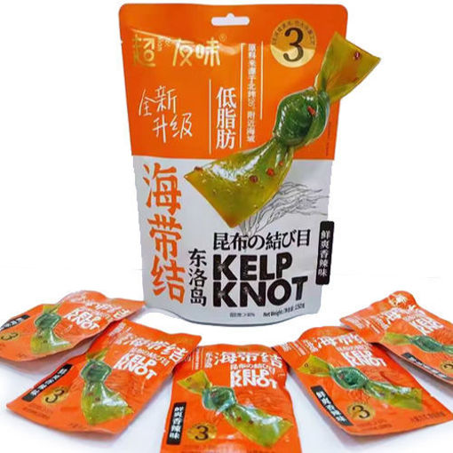 图片 超友味 海带结 低脂肪鲜爽香辣味 150g 内含小包装 日期见内页
