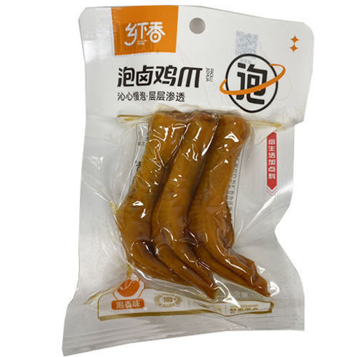 图片 温州特产乡下香 泡卤鸡爪 100g 日期见内页