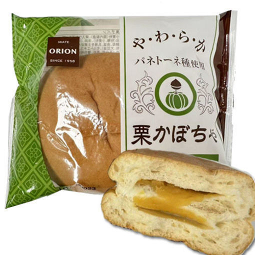 图片 ORION 日本南瓜酱夹心面包 90g 日期见内页