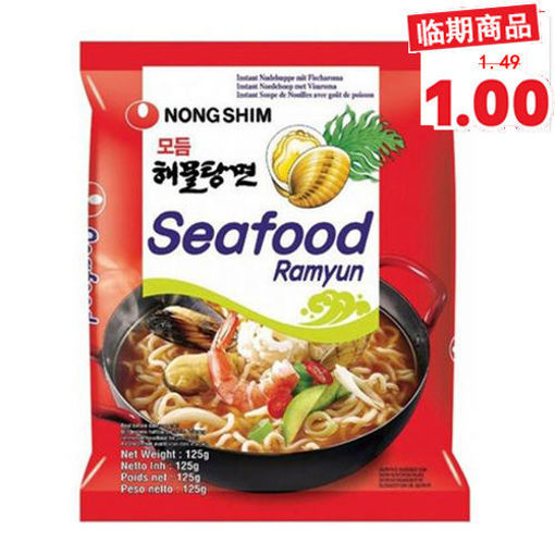图片 农心 海鲜汤拉面 125g 日期见内页