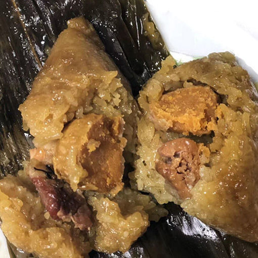 图片 一组2颗! 手工蛋黄肉粽(实物图) 2xca.140g 冰冻保存 