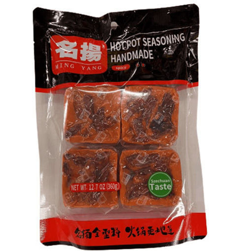 图片 名扬 四川牛油火锅底料 无敌料包 4小块装 360g