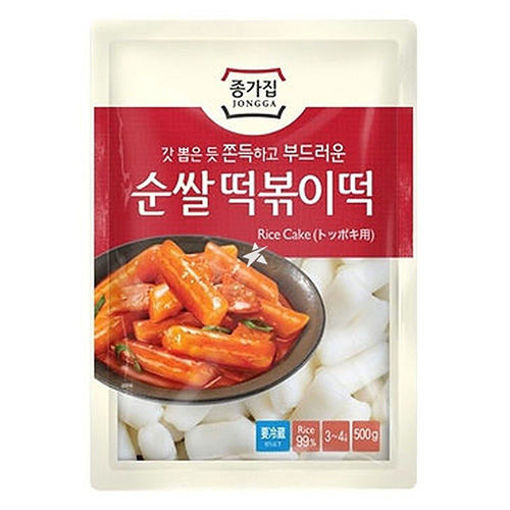 图片 韩国宗家府 红袋年糕条 500g 日期见内页