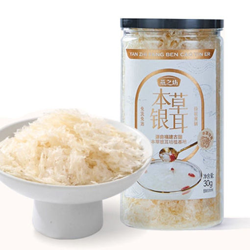 图片 燕之坊 本草银耳 去蒂 只留胶质耳瓣 免洗免泡! 30g 日期见内页