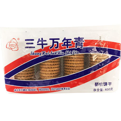 图片 经典老上海三牛 万年青酥性饼干 400g