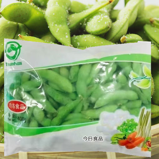 图片 今日食品 冰冻带壳毛豆夹 400g