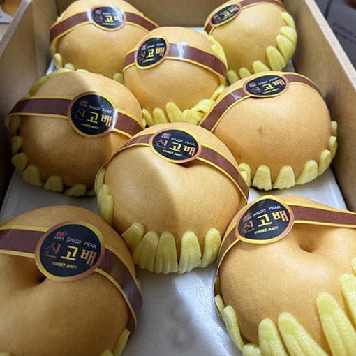 图片 整箱4.5kg ! 韩国进口 大黄金梨 特大号 (6/7/8颗)  特甜多汁肉细腻