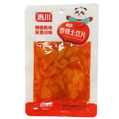 图片 惠川 香辣土豆片 60g 日期见内页