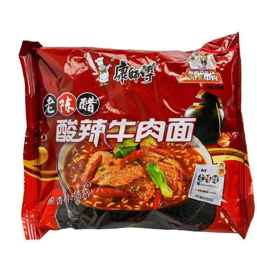 图片 康师傅方便面 老陈醋酸辣牛肉面 108g