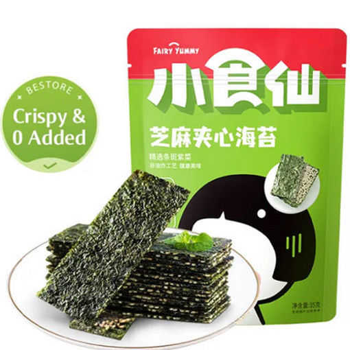 图片 良品铺子 芝麻夹心海苔 35g