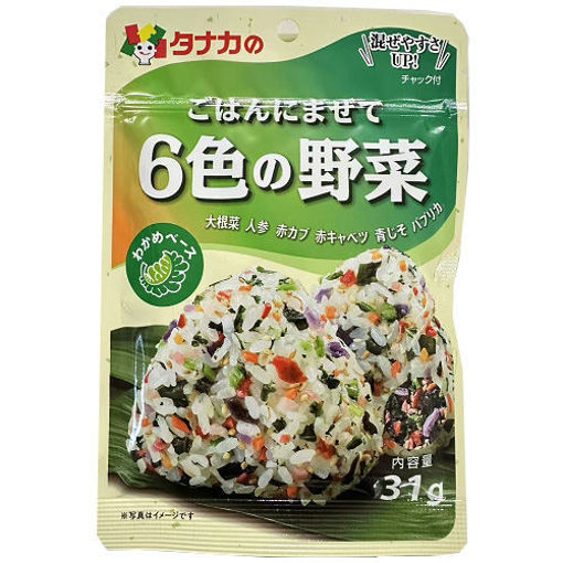 图片 日本田中 6种野菜拌饭调味料 31g