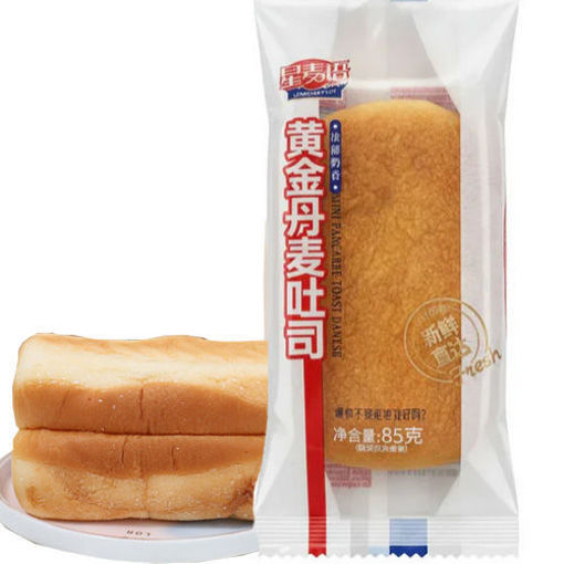图片 星麦语 黄金丹麦吐司面包 85g 