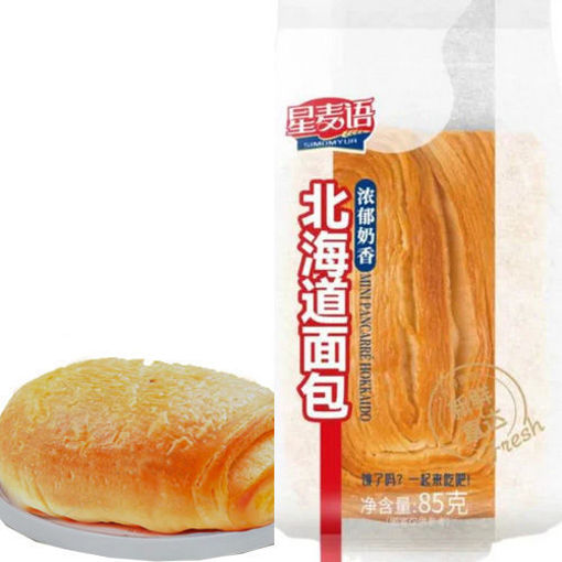 图片 星麦语 北海道吐司面包 特浓奶香 85g