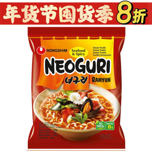 图片 农心 香辣海鲜拉面 120g NEOGURI 日期见内页