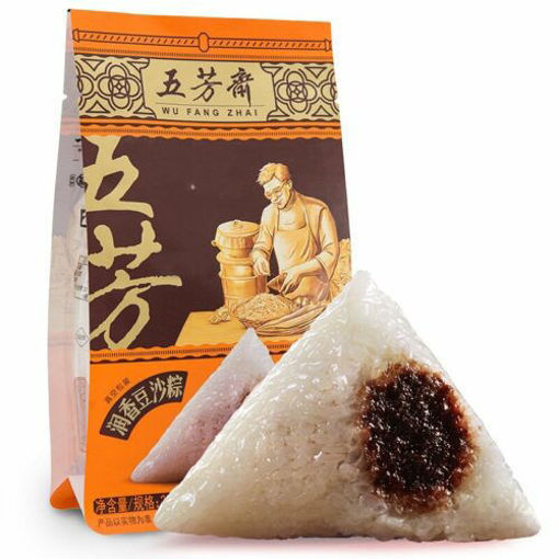 图片 五芳斋嘉兴粽子 真空润香豆沙粽 2颗 280g 常温保存