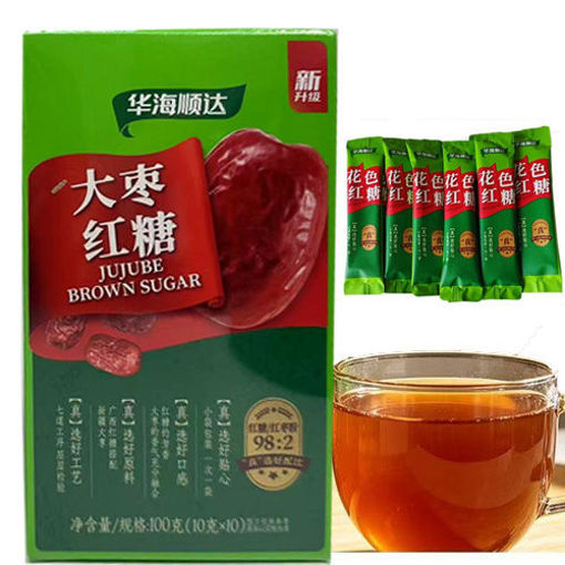 图片 华海顺达 大枣红糖 100g  日期见内页