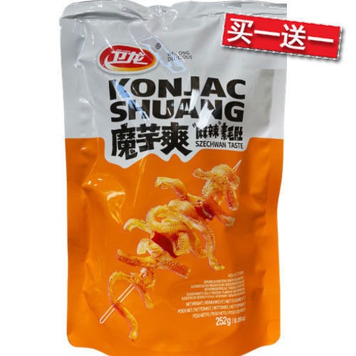 图片 买一送一! 卫龙 魔芋爽 麻辣味 252g 日期 2026-08-04