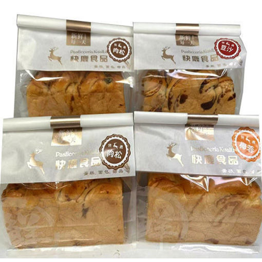 图片 米兰快鹿 红豆大吐司面包 395g