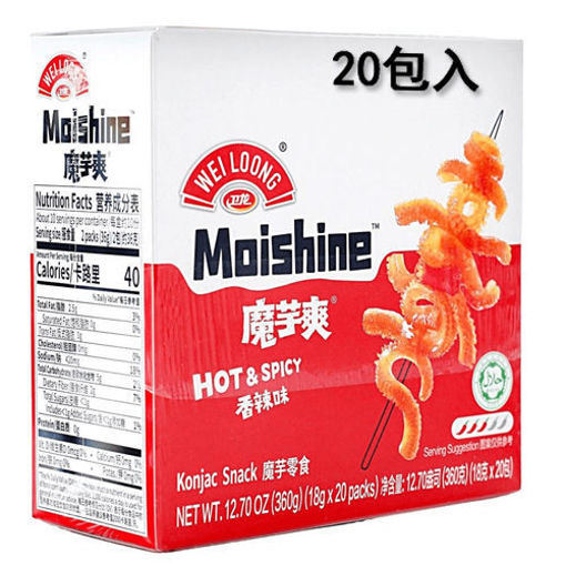 图片 卫龙 魔芋爽 香辣味 20包入 360g 