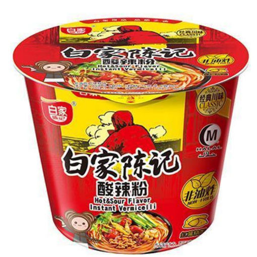 图片 白家陈记方便粉丝 酸辣粉 桶 105g (整箱拍12桶)