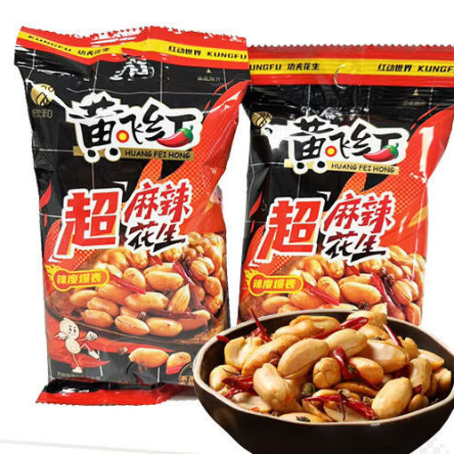 图片 黄飞红 超麻辣花生 70g 