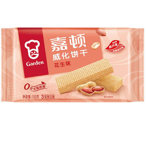 图片 香港嘉顿 威化饼夹心酥 花生味 200g 