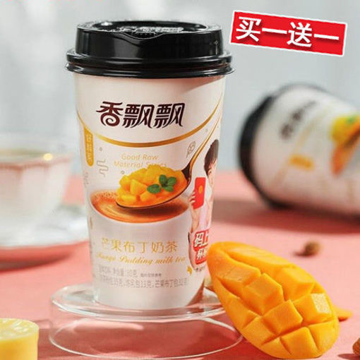 图片 买一送一! 香飘飘奶茶 芒果布丁味 80g 日期 2026-12-21